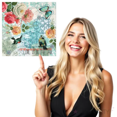 serwetki zapachowe tajemniczy ogrod paw 33 cm 20 szt