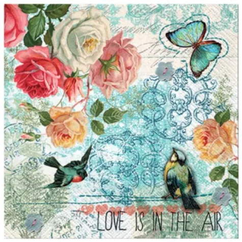 serwetki zapachowe tajemniczy ogrod paw 33 cm 20 szt