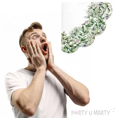 serwetki zimowe galazki snieguliczka paw 32 cm 12 szt