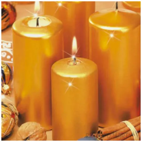 serwetki zlote swiece i ciasteczka maki 33 cm 20 szt