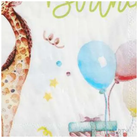 serwetki zoo urodziny santex 33 cm 20 szt