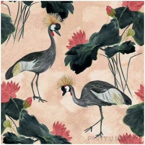 serwetki zurawie paw 33 cm 20 szt