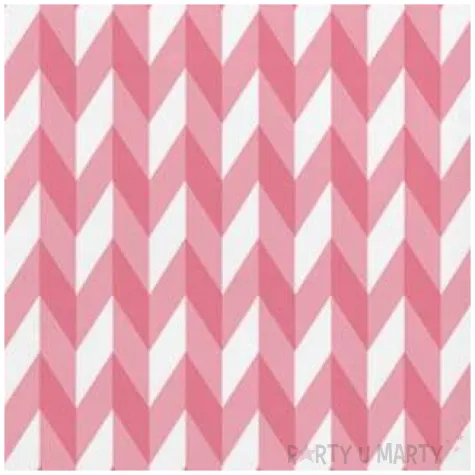 serwetki zygzaki czerwone maki 33 cm 20 szt