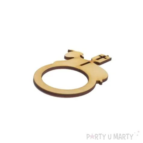 serwetnik pierscieniowy baranek wielkanocny 61 x 94 mm