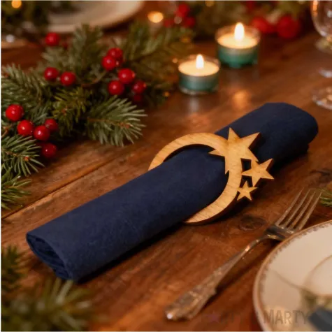 serwetnik pierscieniowy gwiazdki 71 x 60 mm