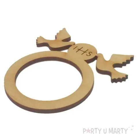 serwetnik pierscieniowy i komunia sw golabki ihs 10 szt