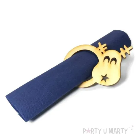 serwetnik pierscieniowy renifer glowa 57 x 84 mm 10 szt