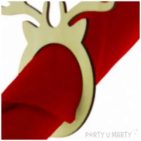 serwetnik pierscieniowy renifer rogi drewno arpex 4 szt