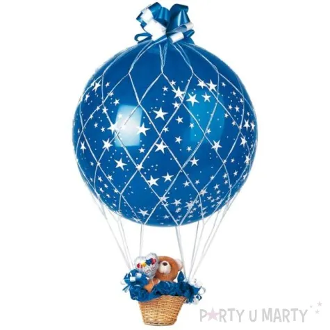 siatka balonowa niespodzianka biala folat 90 cm