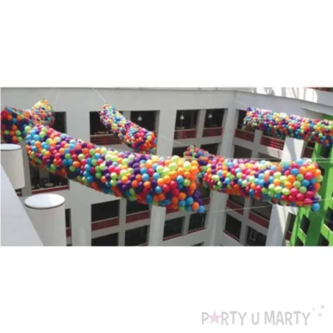 siatka xl do wypuszczenia 200 balonow czarna godan