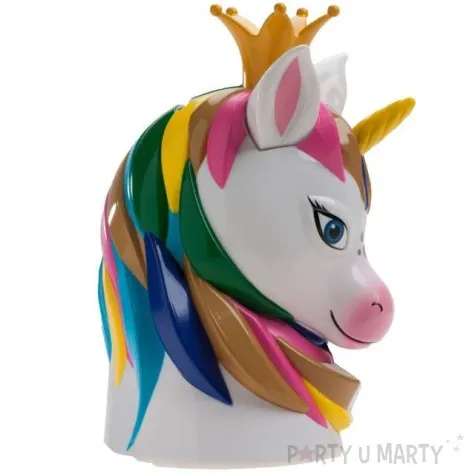 skarbonka jednorozec teczowy z cukierkami dekora