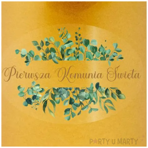 skarbonka komunia swieta eukaliptus beauty zlota 9 5 cm