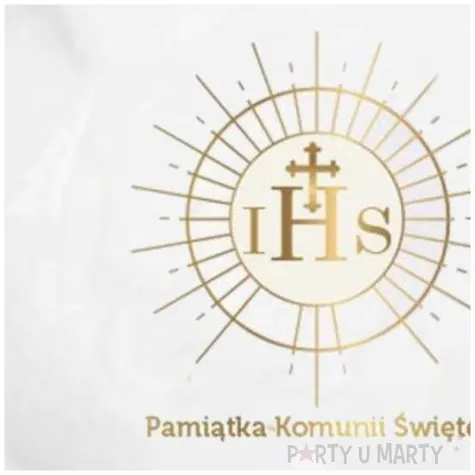 skarbonka pamiatka komunii swietej ihs swinka biala bgtech