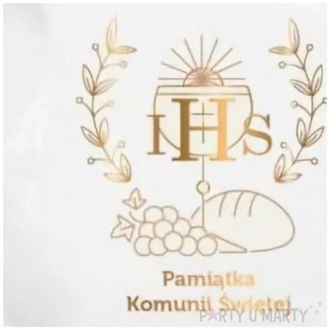 skarbonka pamiatka komunii swietej kielich swinka biala bgtech