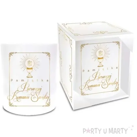 skarbonka pamiatka pierwszej komunii swietej ihs walec biala bgtech