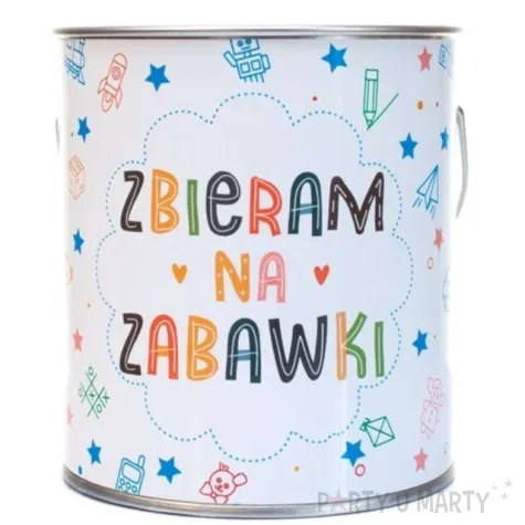 skarbonka wiaderko na zabawki giftmania