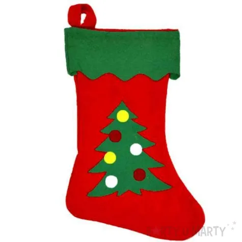 skarpeta na prezenty choinka 35 x 25 cm arpex