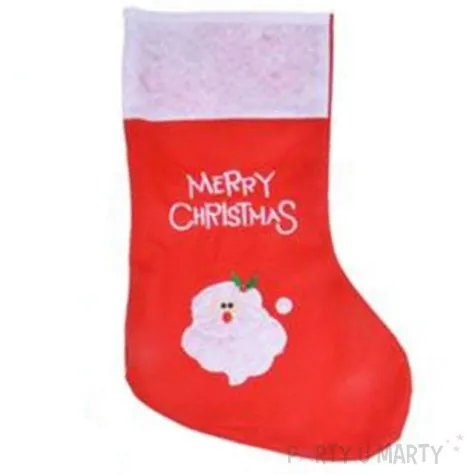 skarpeta na prezenty merry christmas mikolaj 40x20 cm arpex