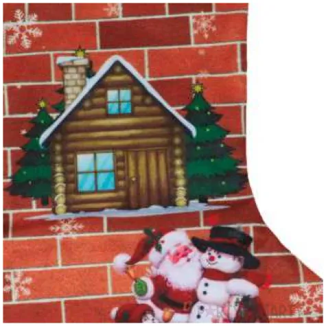 skarpeta na prezenty mikolaj i balwanek guirca 47 cm