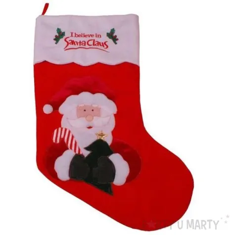 skarpeta na prezenty mikolaja lux kraszek 65 cm