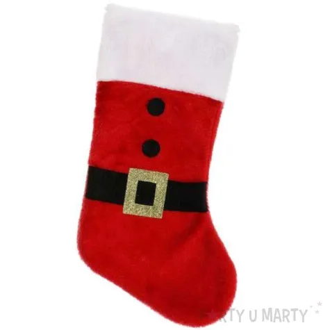 skarpeta na prezenty pas swietego mikolaj godan 47 cm