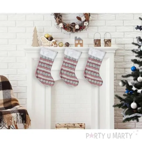 skarpeta na prezenty platki sniegu godan 55 5 cm