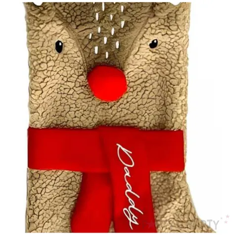 skarpeta na prezenty renifer rudolf brazowy godan 53 cm