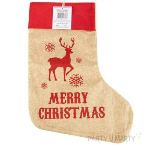 skarpeta na prezenty reniferek arpex 45 cm
