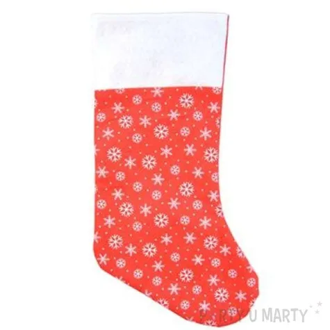 skarpeta na prezenty sniezynki arpex