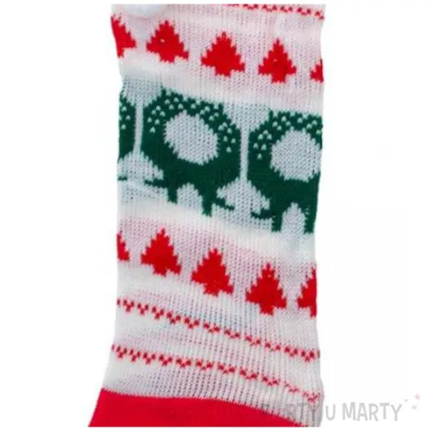 skarpeta na prezenty swiateczne wzorki funny fashion 60 cm