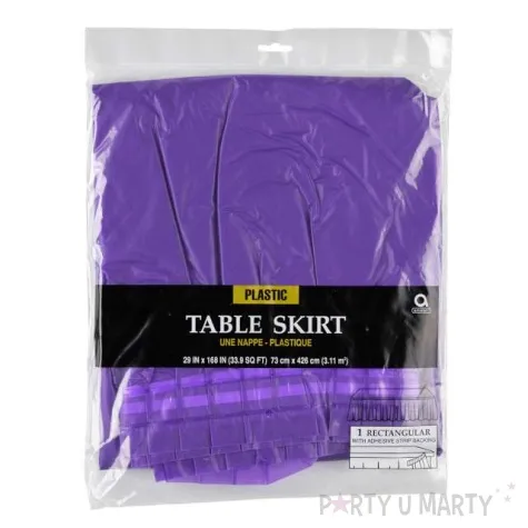 skirting classic fioletowy amscan 426 cm x 73 cm