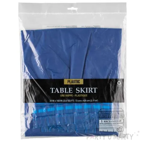 skirting classic niebieski amscan 426 cm x 73 cm