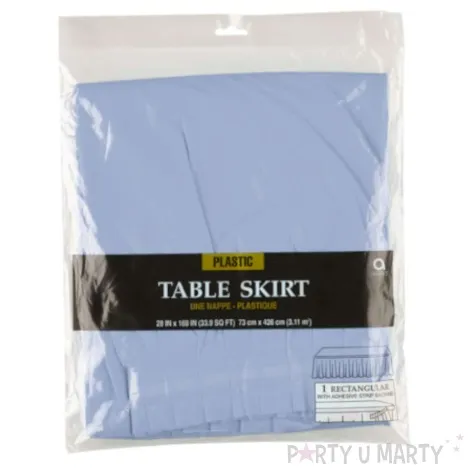 skirting classic niebieski jasny amscan 426 cm x 73 cm