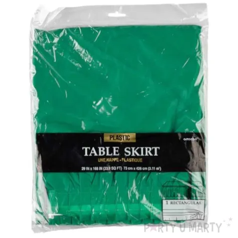 skirting classic zielony amscan 426 cm x 73 cm