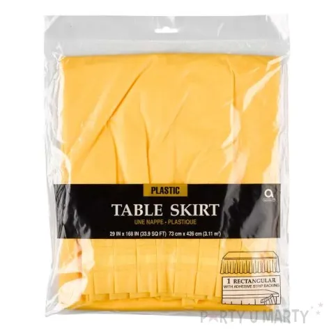 skirting classic zolty amscan 426 cm x 73 cm