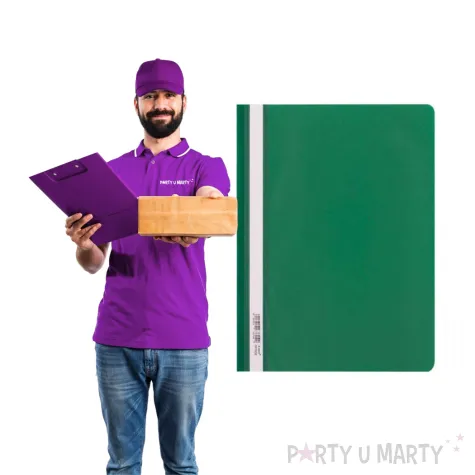 skoroszyt miekki bez perforacji zielony d rect