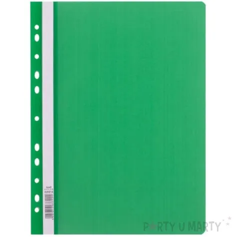 skoroszyt miekki z perforacja zielony d rect
