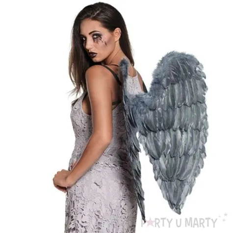 skrzydla aniol azazel niebieskie boland 65x65 cm