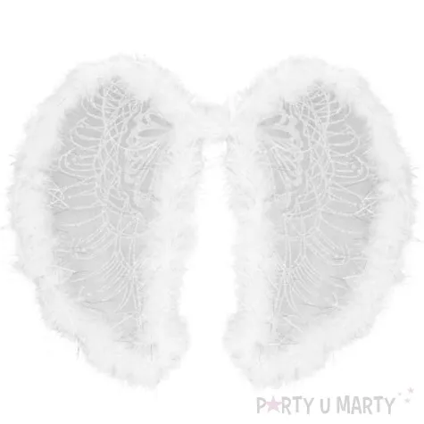 skrzydla aniol classic biale czakos 45x30 cm