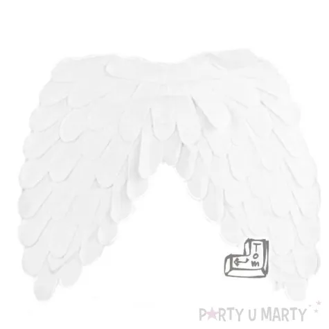 skrzydla aniol classic biale godan 45 x 39 cm