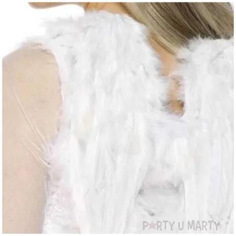 skrzydla aniol classic biale smiffys 30 x 40 cm