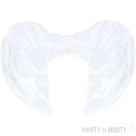 skrzydla aniol classic bialy partypal 54x37 cm