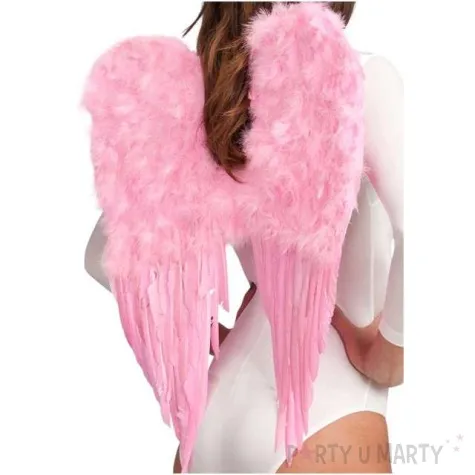 skrzydla aniol deluxe rozowy carnival toys 65x55 cm