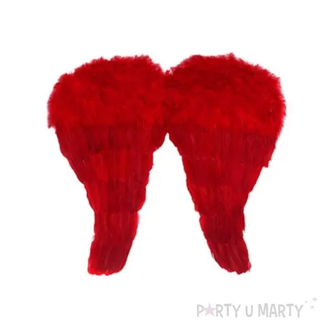 skrzydla aniol diabolo czerwone partydeco 50 x 46 cm