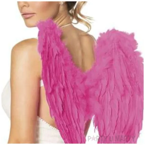 skrzydla aniol pinki rozowe boland 50 x 50 cm