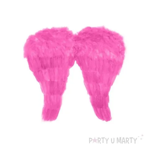 skrzydla aniol pinki rozowe partydeco 50 x 46 cm
