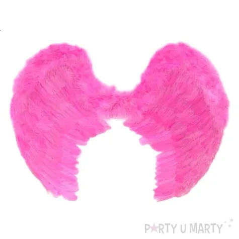 skrzydla aniol pinki rozowe partydeco 80 x 50 cm