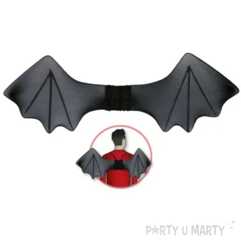 skrzydla nietoperz czarne arpex 64cm