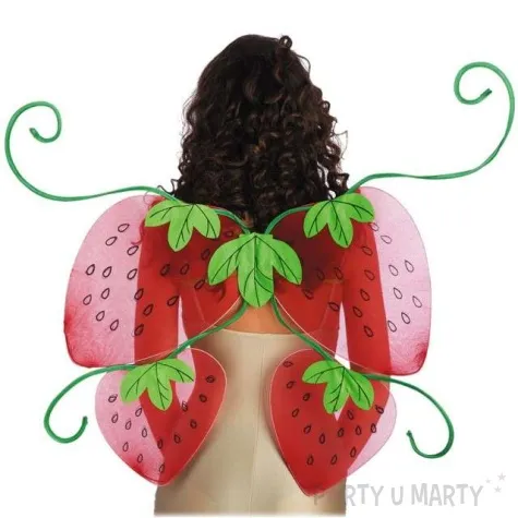 skrzydla truskawka czerwony carnival toys 80 cm