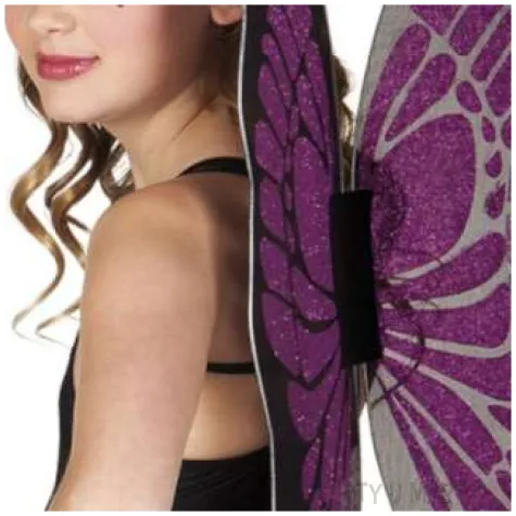 skrzydla wrozka fioletowo czarne boland 55 x 45 cm